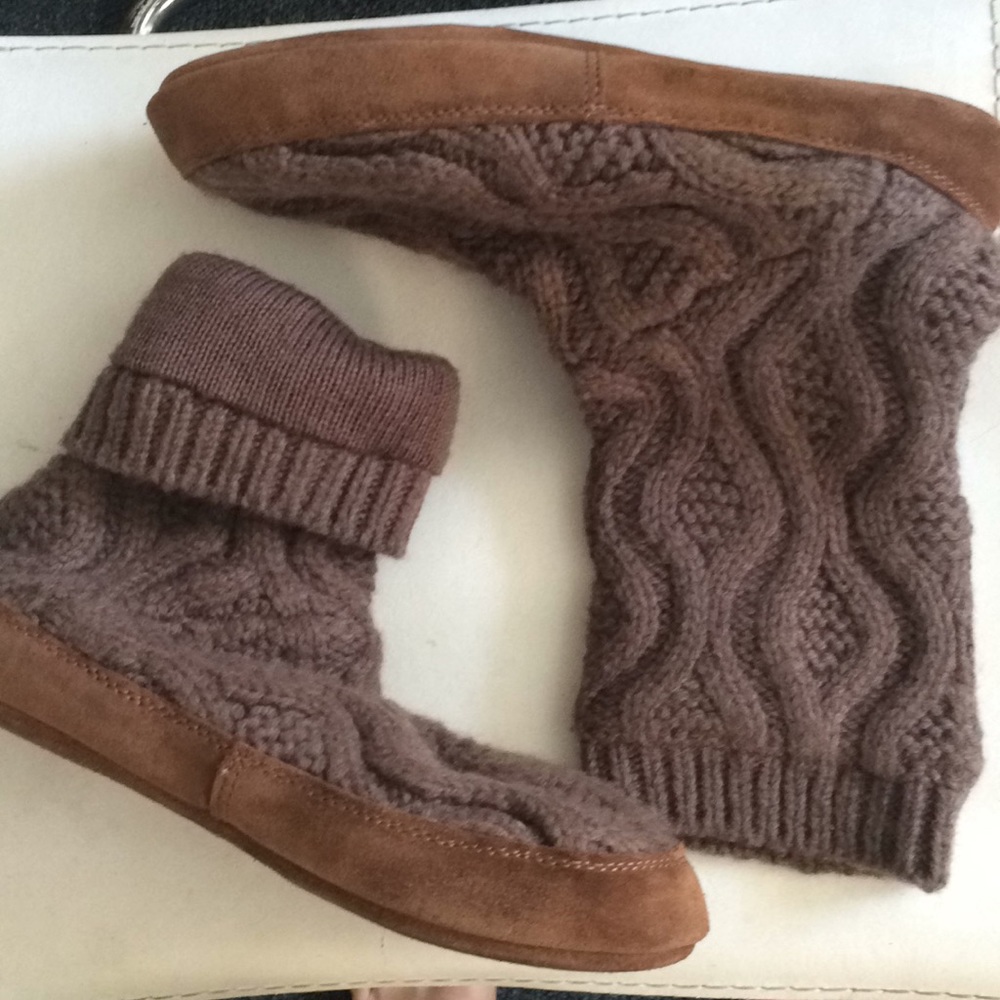 L.L. Bean Cozy Knit Sweater Slippers